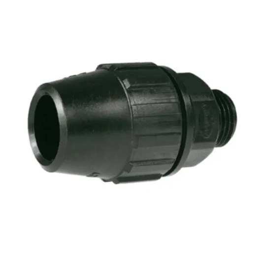 Enlace mixto rosca macho PP - 40mm